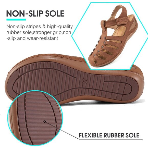 Ablanczoom Closed Toe Women's Flats - Picture 3 of 3